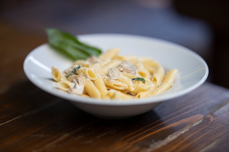 Creamy chicken fettuccine alfredo